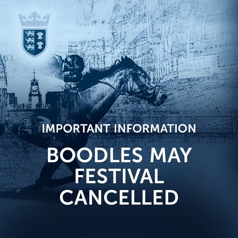 Chester Racecourse Boodles May Festival Cancelled
