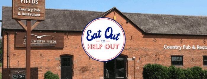 The Chester Fields Country Pub And Restaurant Eat Out To Help Out