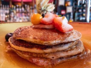 The Suburbs Buttermilk Pancakes Fresh Fruits And Berries