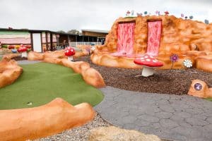 the ice cream farm strawberry falls crazy golf mini kids course
