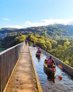 bearded men adventures aquaduct canoeing llangollen stunning views adventure