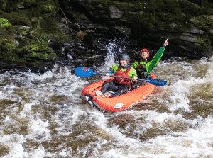dee river kayaking tandem white water