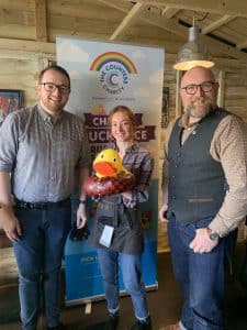 the chester duck race sponsors with duck