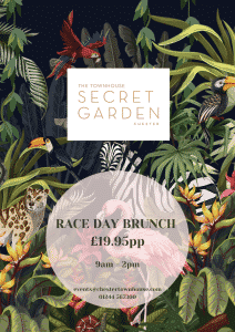 the townhouse secret garden race day brunch